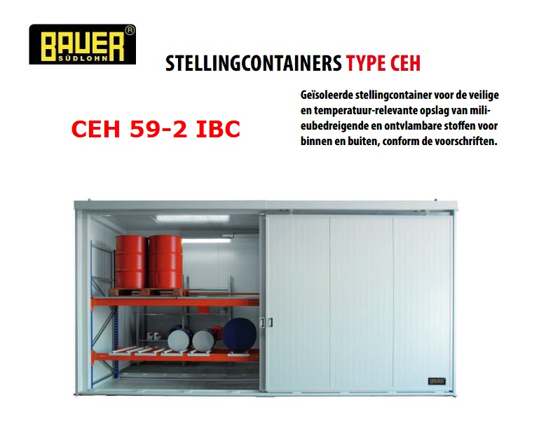 Geisoleerde stellingcontainer CEH 59-2 IBC | dkmtools