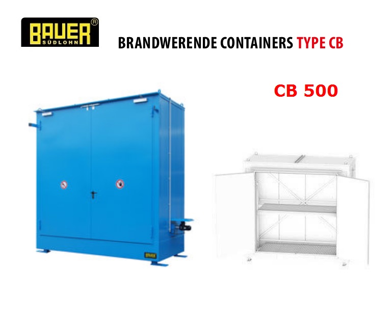 Brandwerende Containers CB 500 | dkmtools