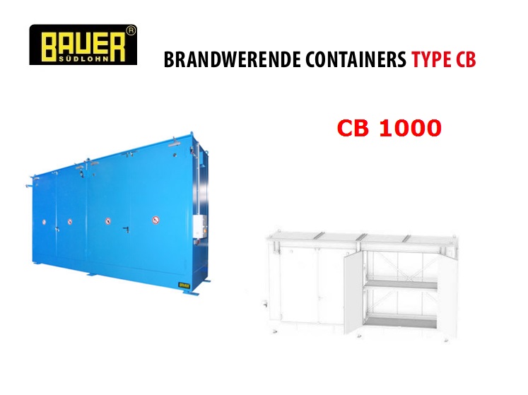 Brandwerende Containers CB 1000 | dkmtools