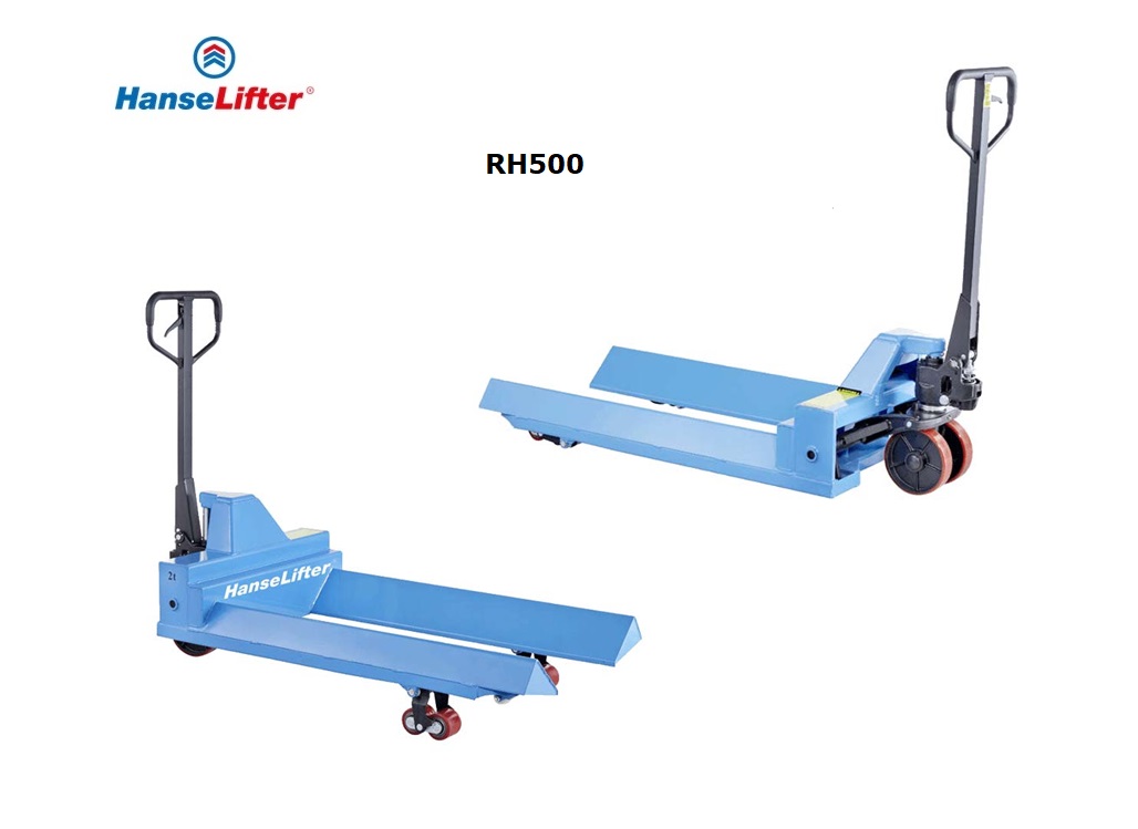 Handpalletwagen met haspel rollen RH500 | dkmtools