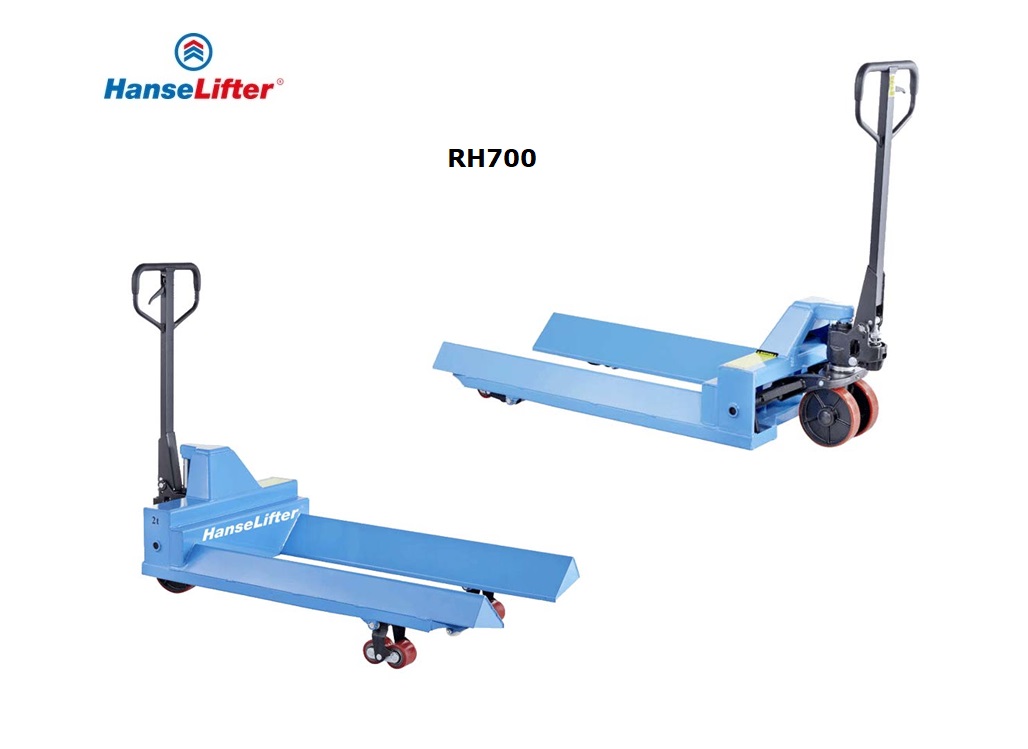 Handpalletwagen met haspel rollen RH700 | dkmtools