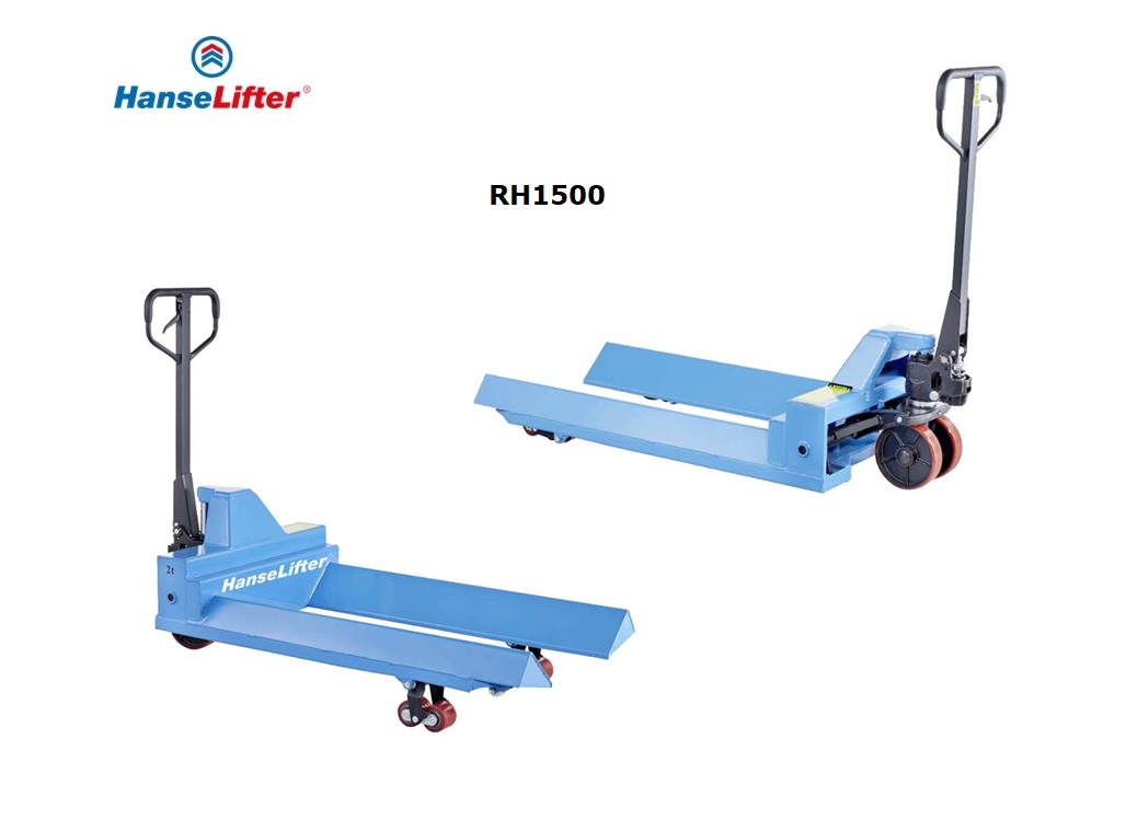 Handpalletwagen met haspel rollen RH1500 | dkmtools