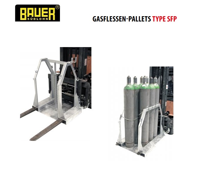 Gasflessen-pallet SFP | dkmtools