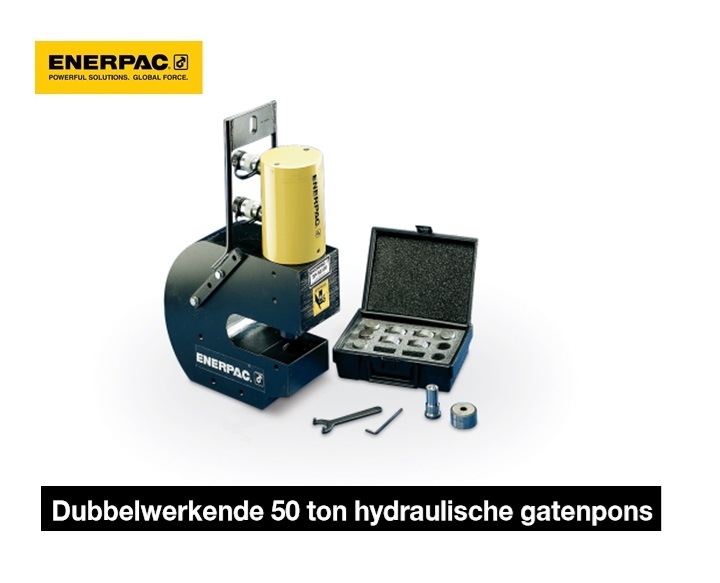 Hydraulische gatenpons Dubbelwerkende | dkmtools