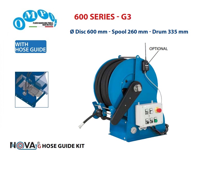 Elektrohydraulische slanghaspel G3 | dkmtools