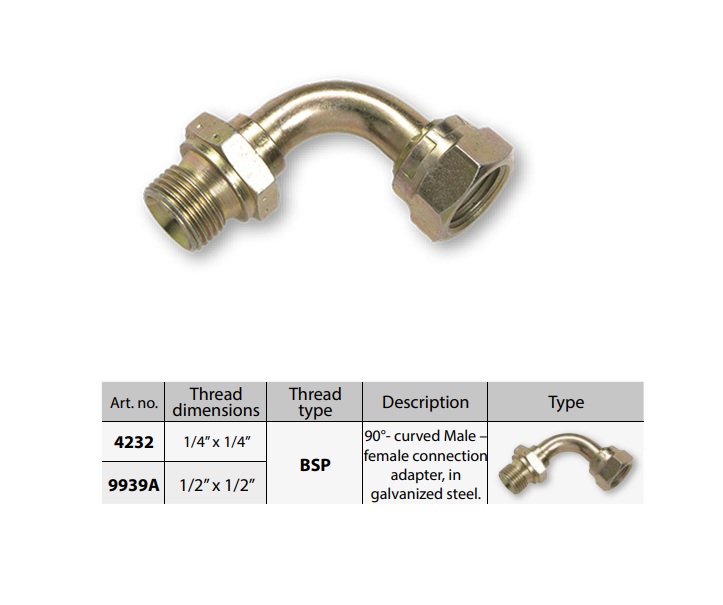 Adapter 90 gr BSP | DeKooij