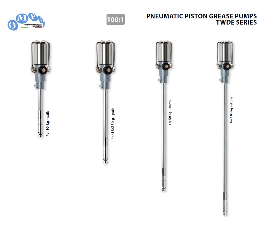 Ompi Pneumatische vetpompen 100:1 TWDE | dkmtools