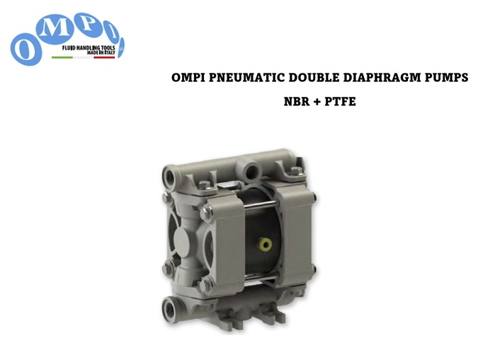 Ompi Pneumatische dubbelmembraanpompen NBR + PTFE | dkmtools