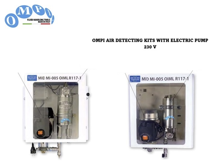 Ompi Luchtdetectiekits met elektrische pomp 230 V | dkmtools