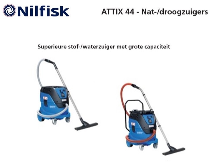 Nilfisk ATTIX 44 nat-droogzuiger | DKMTools - DKM Tools