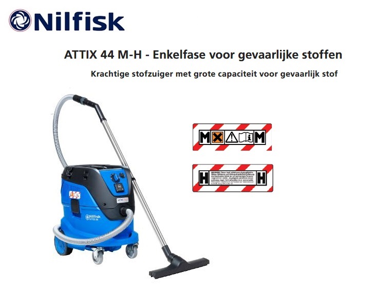 Nilfisk ATTIX 44 M-H stofzuiger | dkmtools