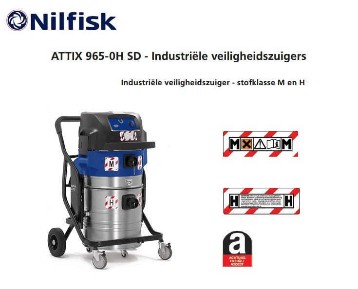 Nilfisk ATTIX 965 veiligheidszuiger | dkmtools