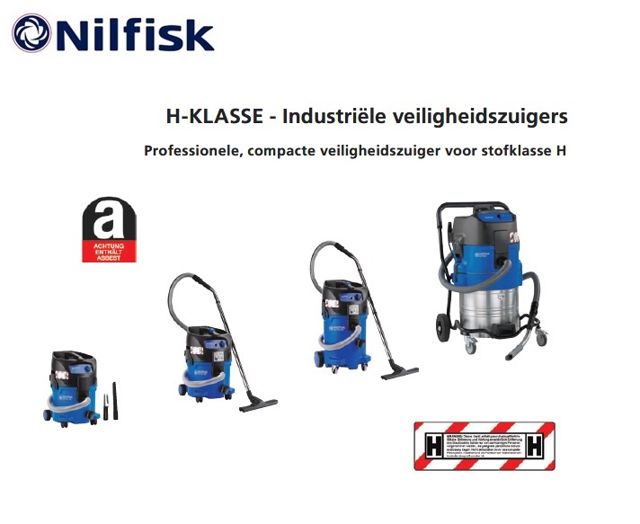 Nilfisk ATTIX H-KLASSE veiligheidszuiger | DKMTools - DKM Tools