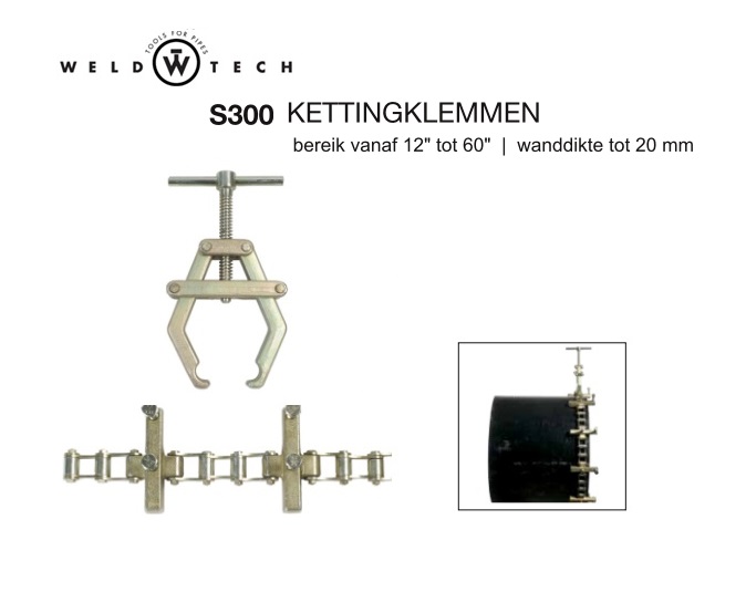 Kettingklem S300 enkel zware uitvoering | dkmtools