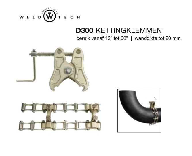 Kettingklem D300 dubbel zware uitvoering | dkmtools