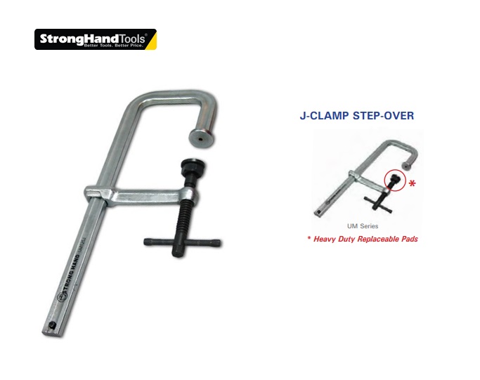 Stronghand J-Clamp Step-Over Lasklem Heavy Duty | dkmtools