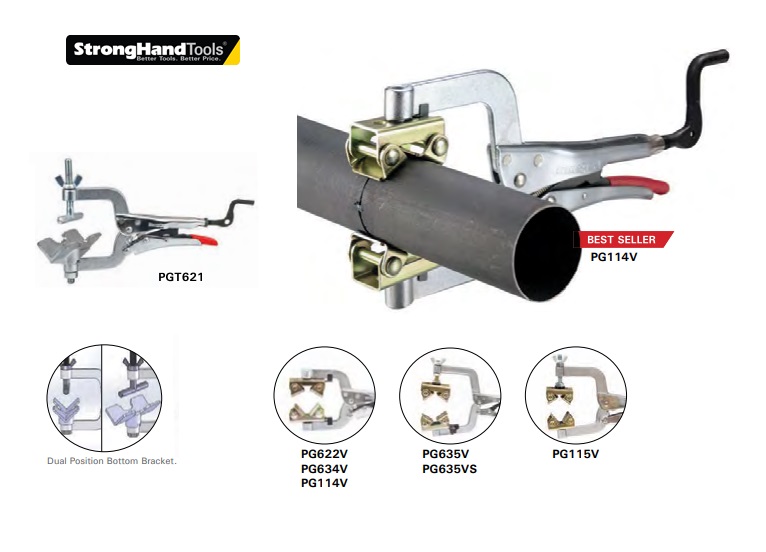 Stronghand Pijp positioneerklem | dkmtools