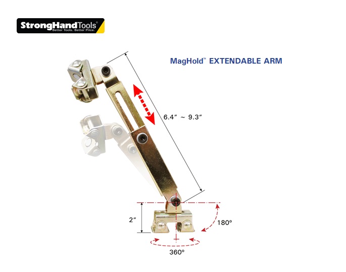 Stronghand MagHold Extendable Arm | DKMTools - DKM Tools