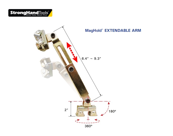 Stronghand MagHold Extendable Arm | dkmtools