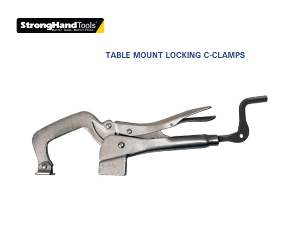 Stronghand Table Mount Locking C-Clamps | dkmtools