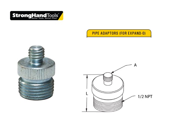 Stronghand Pipe Adaptors | dkmtools