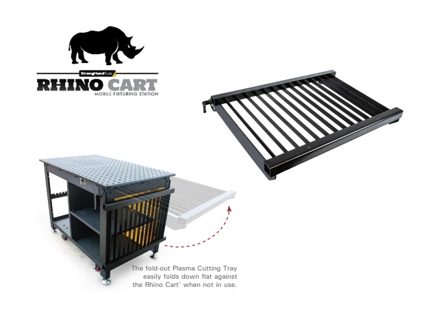 Rhino Cart Plasma Cutting Tray | DKMTools - DKM Tools