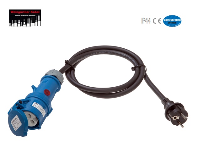 CEE verloopkabel met indicatielampje | dkmtools