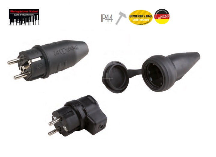 Stekker en koppeling Massief rubber | dkmtools
