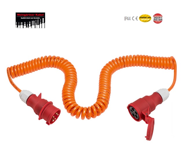 Bouwplaatsspiraalkabel 400 V | DeKooij