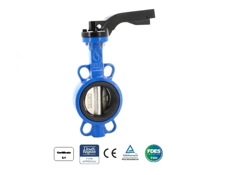 Vlinderklep Wafer EN-GJS-400-15 | dkmtools