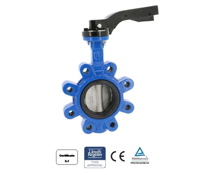 Vlinderklep Wafer Lug Tandwielkast | dkmtools