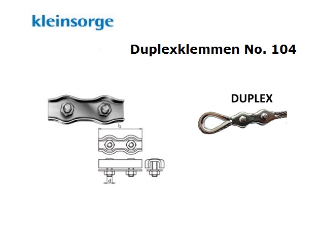 Duplexklemmen No. 104 | DKMTools - DKM Tools