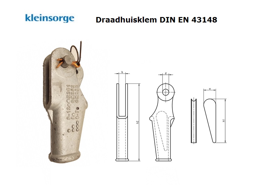 Draadhuisklem DIN EN 43148 | DKMTools - DKM Tools