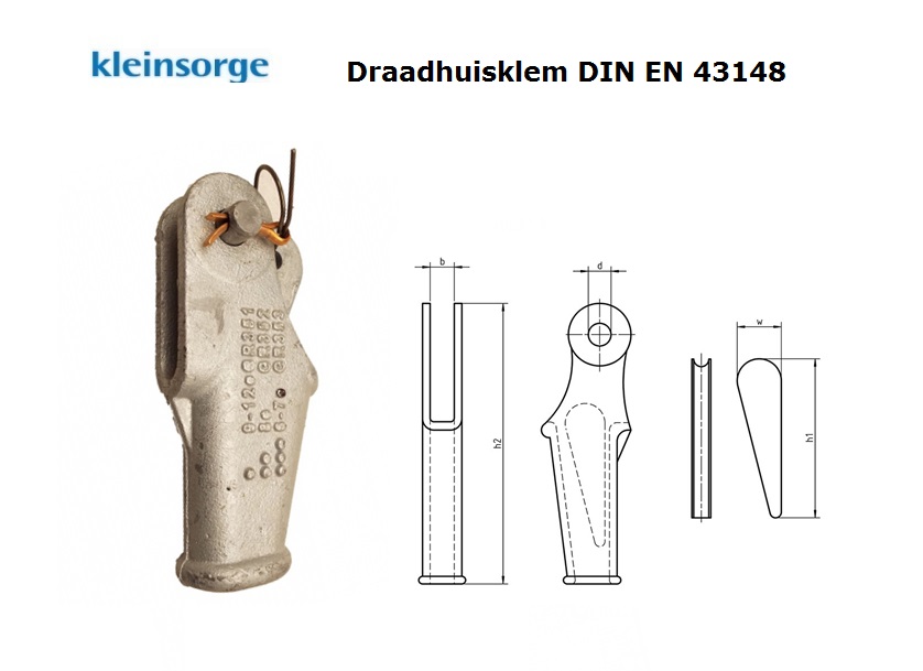 Draadhuisklem DIN EN 43148 | dkmtools