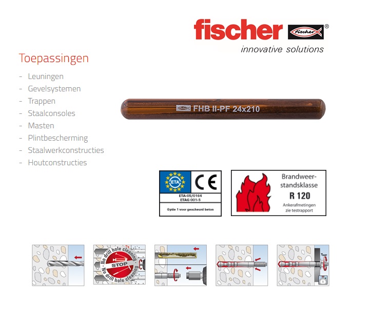 Fischer Glascapsule FHB II-PF | dkmtools