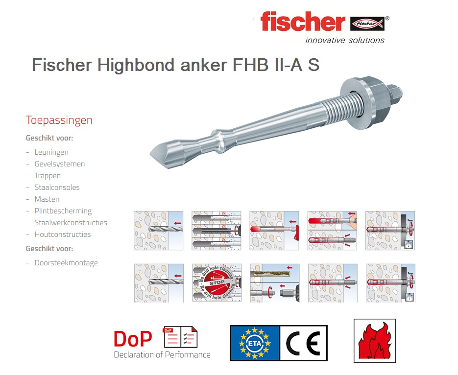 Fischer Highbond anker FHB II-A S | dkmtools