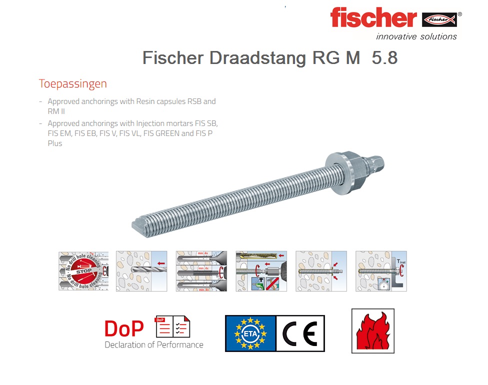 Fischer Draadstang RG M 5.8 | dkmtools