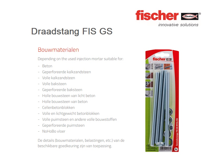 Fischer Draadstang FIS GS | dkmtools