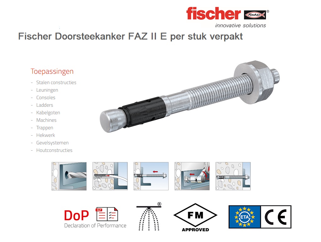 Doorsteekanker FAZ II E | DKMTools - DKM Tools