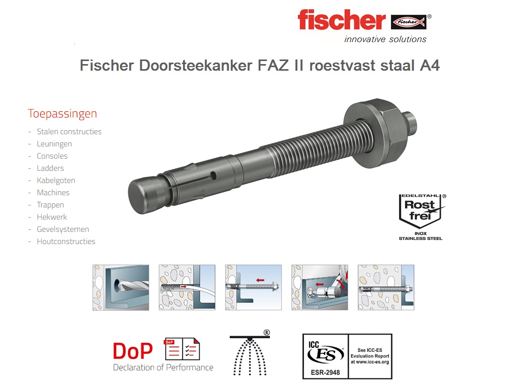 Doorsteekanker FAZ II A4 | DKMTools - DKM Tools