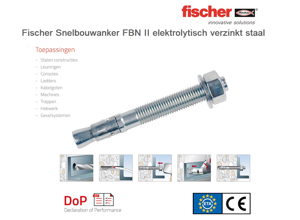 Snelbouwanker FBN II | dkmtools