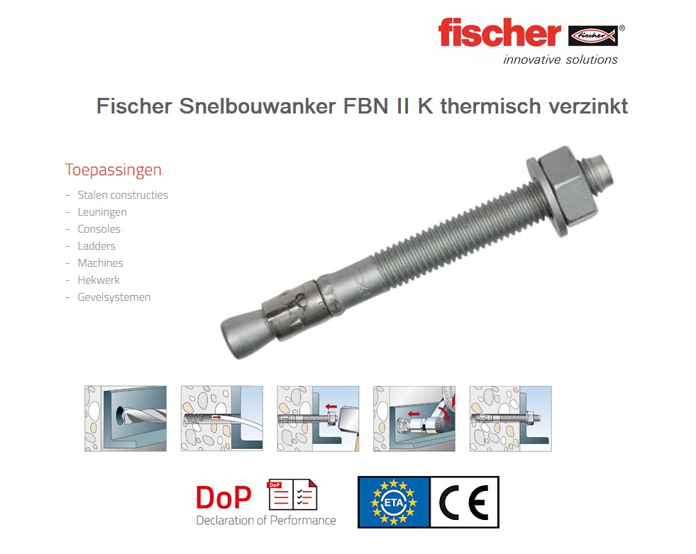 Snelbouwanker FBN II Kort FVZ | dkmtools