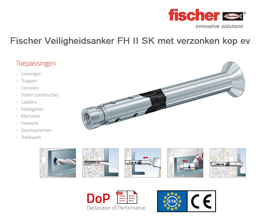 Veiligheidsanker FH II-SK | dkmtools