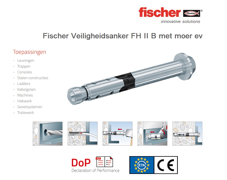 Veiligheidsanker FH II-B | DKMTools - DKM Tools