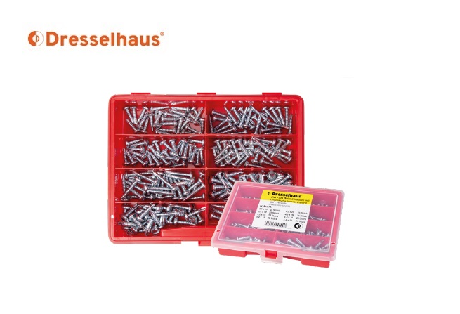 Assortimentsdoos boorschroeven, lenskop DIN 7504 | dkmtools