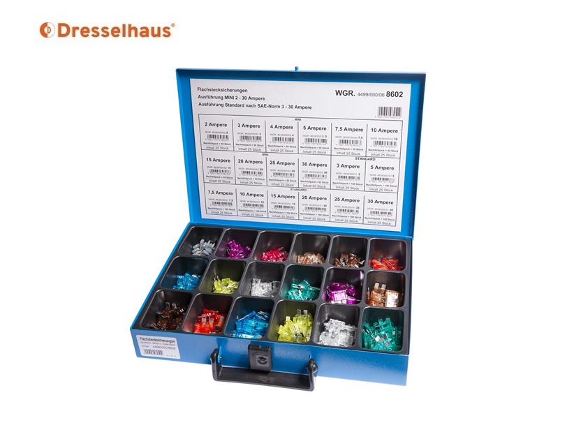 Assortimentskoffer vlakzekeringen standaard/mini | dkmtools