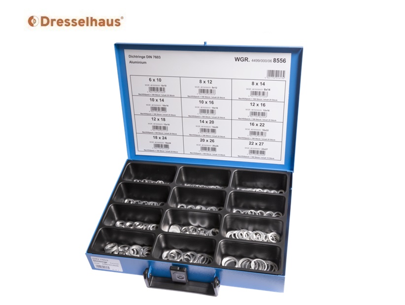 Assortimentskoffer afdichtingsringen aluminium | dkmtools