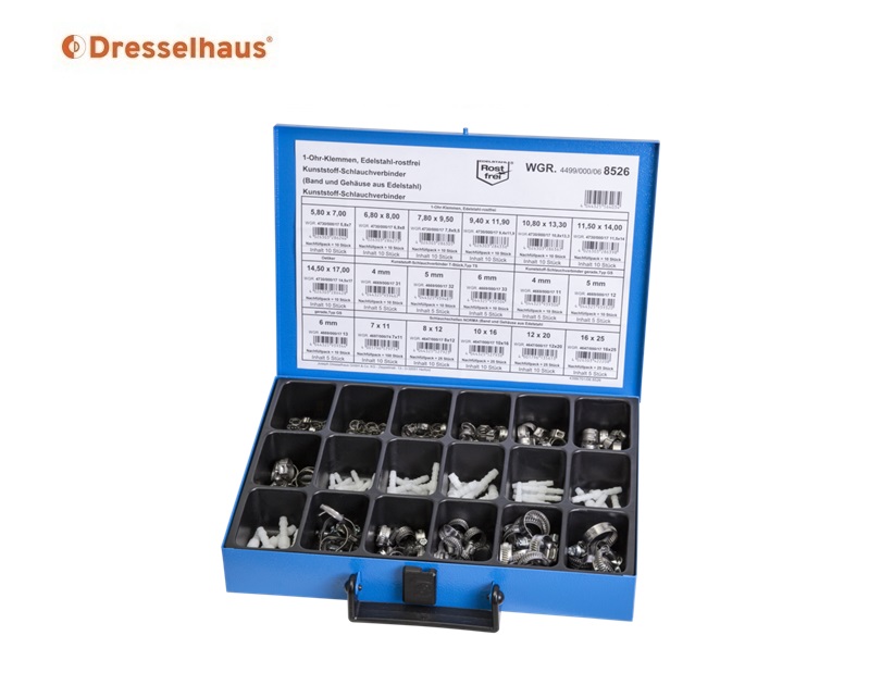 Assortimentskoffer klemmen/slangverbinders | dkmtools